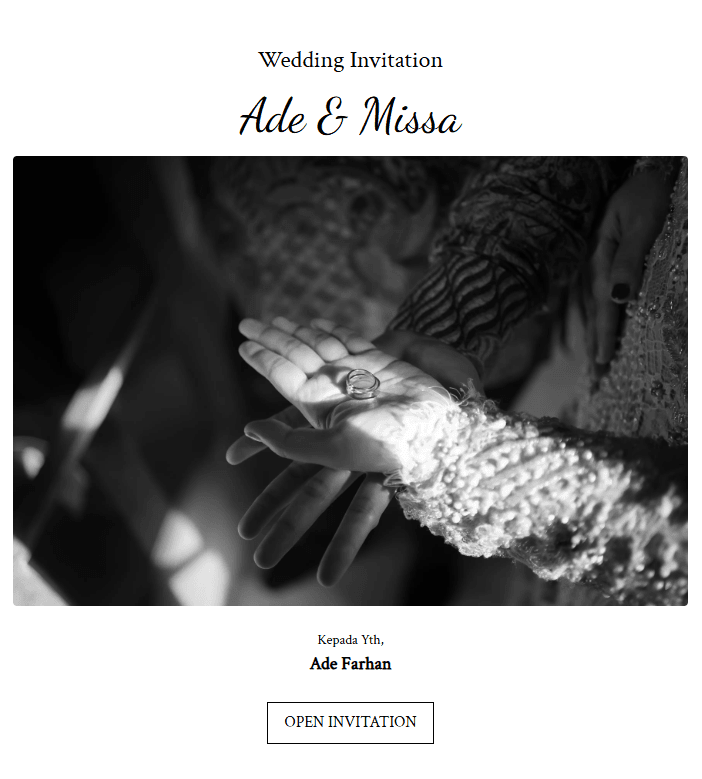 Wedding Invitation