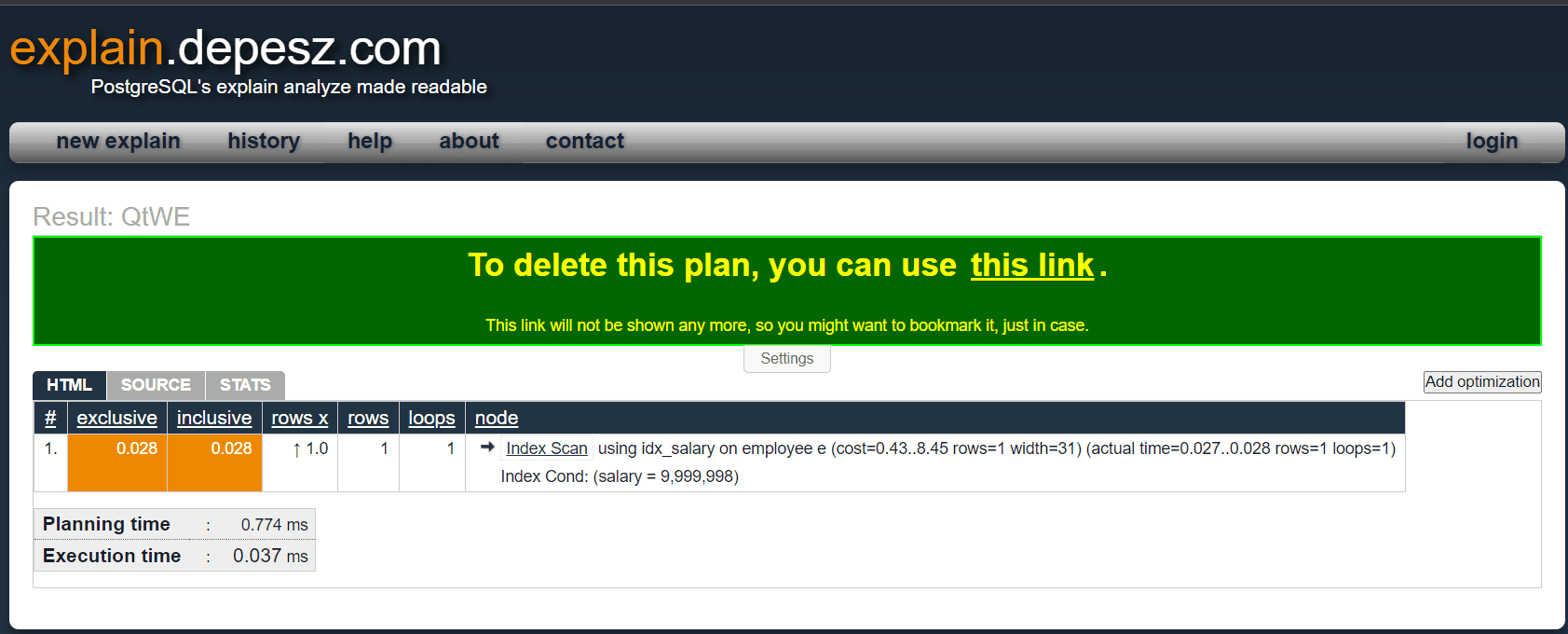 Indexing-Database